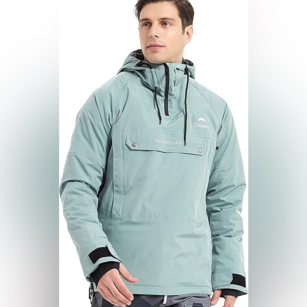 Otemper 'ADVENTURE' Pullover Ski Jacket Waterproof - Unisex - Size L - NWT - Picture 2 of 8